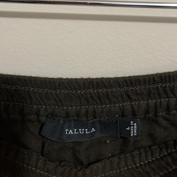 Talula dark green sleeveless romper - Picture 8 of 9